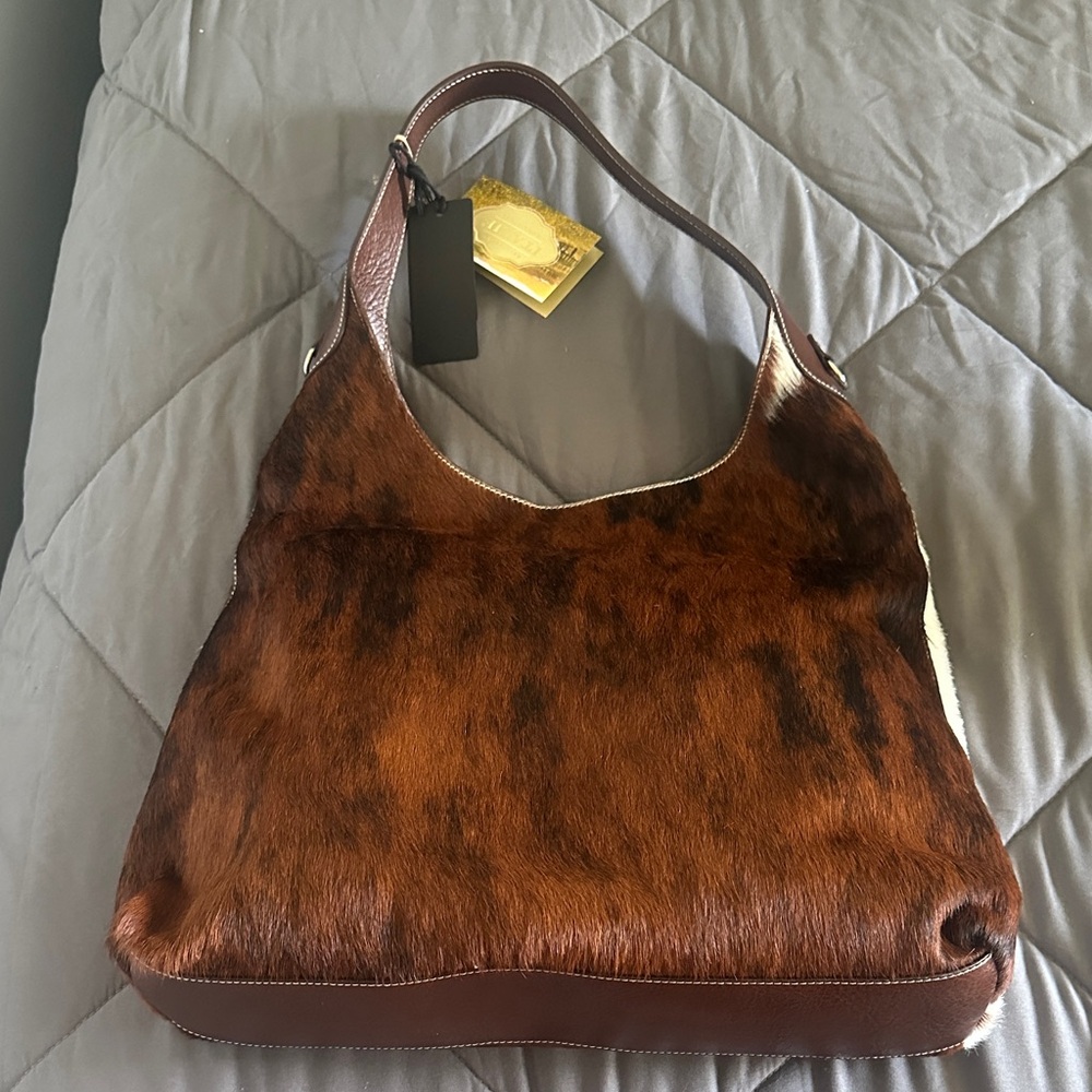 Brand new with tags!! Cavalcanti cow hobo bag! Viral!!
